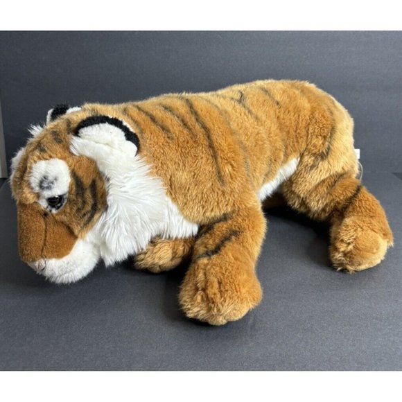FAO Schwartz Bengal Tiger Plush 24" Realistic Stuffed Animal Toys R Us 2015 - Picture 1 of 6